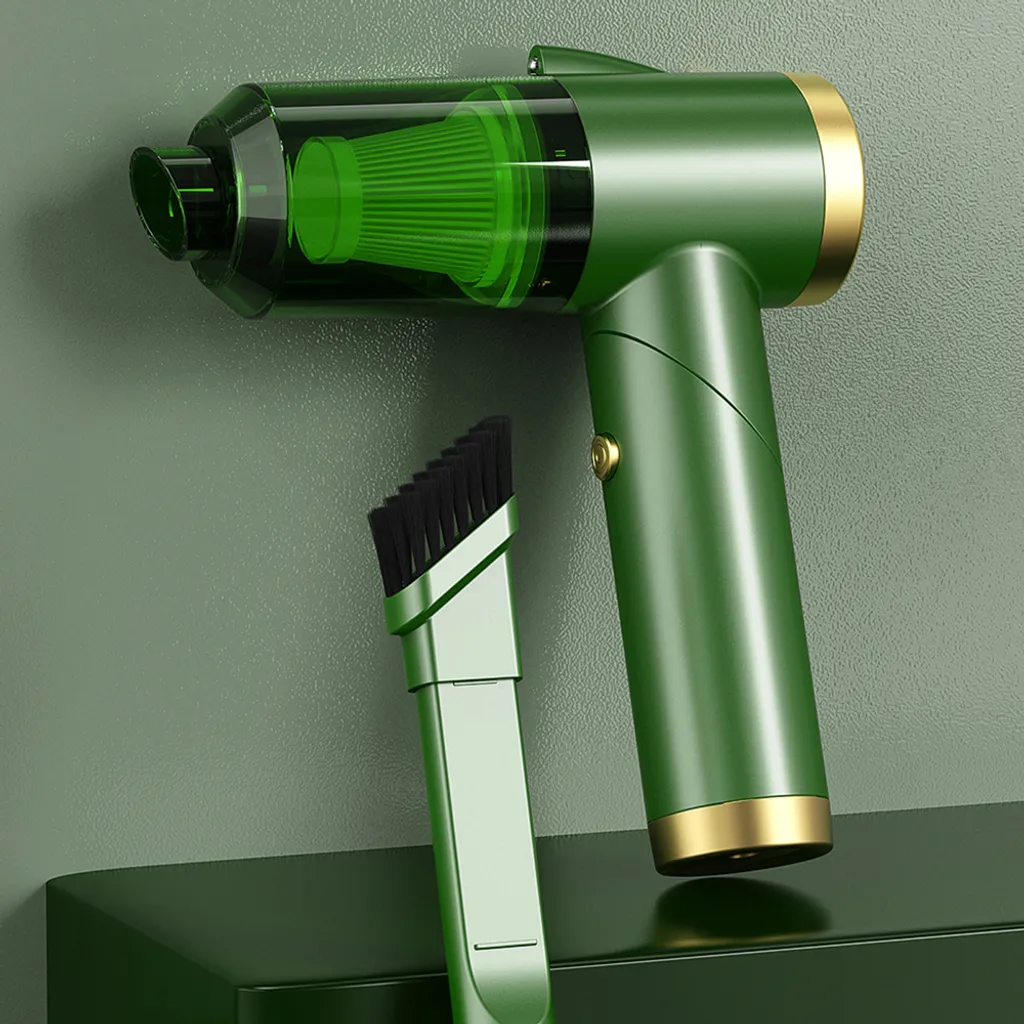 Auto Staubsauger, Rikimxin Handstaubsauger 9000Pa Starke Power Sauger Tragbarer Mini Autostaubsauger Kabellos Wiederaufladbar Staubsauger Mit LED-Licht 90° Rotation Vakuum ,Green 6 Auto Staubsauger, Rikimxin Handstaubsauger 9000Pa Starke Power Sauger Tragbarer Mini Autostaubsauger Kabellos Wiederaufladbar Staubsauger Mit LED-Licht 90° Rotation Vakuum ,Green – Bild 6