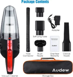 120W Akku Handstaubsauger Von AUDEW In Schwarz/Rot -Rowenta || Bosch Verkäufe 039827559007d349aef063573f245222