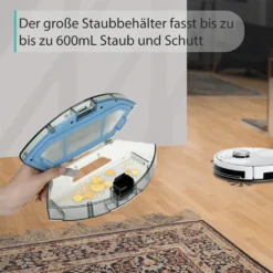 2022 SmartAI S9 Saugroboter Staubsauger Robot Wischroboter Automatisch APP Fernbedienung 4000PA Roboterstaubsauger Vacuum Reinigung Weiß -Rowenta || Bosch Verkäufe 04bff84157db778418d3ac73323dea37