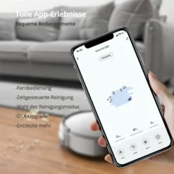 SmartAI Saugroboter Staubsauger Roboter APP Fernbedienung 2600Pa Staubsauger Weiß -Rowenta || Bosch Verkäufe 0678d5d342a981b53bd6c90963c1dfbd