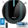 Proscenic 850T WLAN 3-in-1 Saugroboter Mit Wischfunktion Staubsauger Roboter Saug-Wisch-Roboter Wischroboter Kombi-Gerät 3,000Pa 2600mAh Alexa Google Home APP