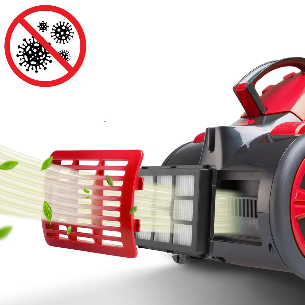Monzana Staubsauger Beutellos Zubehör HEPA-Filter 700 W Leistungsstark 8 M Radius Haushalt Bodenstaubsauger Multi Zyklon, Farbe:rot 7 Monzana Staubsauger Beutellos Zubehör HEPA-Filter 700 W Leistungsstark 8 M Radius Haushalt Bodenstaubsauger Multi Zyklon, Farbe:rot – Bild 7