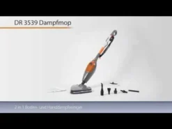 CLATRONIC Dampfmop DR 3539 Anthrazit- Orange Dampfreiniger Reiniger Dampfwischer -Rowenta || Bosch Verkäufe 12968379cc0eb0b4c624b580f680c377