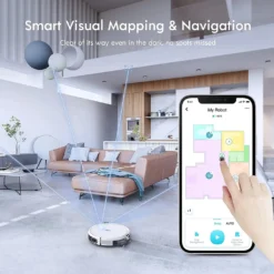 Yeedi Mop Station 2-in-1 Wischroboter, Mopp- Und Saugroboter, Automatisch Waschen Von Mopps, Druckbeaufschlagte Mopps, 2500 Pa, Visuelle Navigation, Teppicherkennung -Rowenta || Bosch Verkäufe 169930e073937d1404eecf5d93253ca9