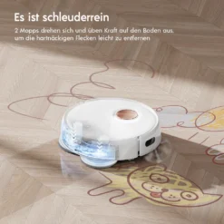 Yeedi Floor 3 Station, Saugroboter Mit Wischfunktion Automatische Mopp-Reinigung, 5100Pa, 3D-Hindernisvermeidung, Perfekt Für Teppich -Rowenta || Bosch Verkäufe 18dbf787f61a0b20456f8dbbccc2a3eb