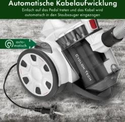 ProfiCare® Staubsauger Beutellos Für Parkett, Teppich, Fliesen, 700 Watt Bodenstaubsauger Mit HEPA-Filter, Staubsauger Ohne Beutel Inkl. 3 Bürsten Und 4-fach Mikrofiltersystem, PC-BS 3110 -Rowenta || Bosch Verkäufe 1c31df979aaf06783af2ab553632d793