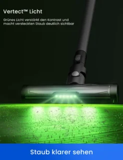 Proscenic P12 Akku Staubsauger Kabellos,33KPa/120AW Saugkraft, Vertect Light, Anti-Tangle-Rollenbürste, 6 In 1 Kabelloser Staubsauger Bis Zu 60 Min. -Rowenta || Bosch Verkäufe 1c72d646b078ce6d7674aed655358fce