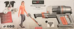 MAXXMEE Akku-Zyklon-Staubsauger Pet Star - Orange/silber Staubsauger Beutellos Akku Zyklon Bodenstaubsauger Kabellos 2in1 Tierhaare -Rowenta || Bosch Verkäufe 1ced784c9c513c6392677110fa1bf7a6