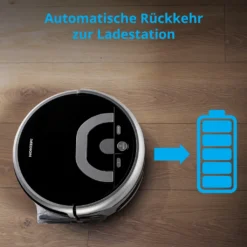 MEDION Wischroboter Mit Wassertank P10W (Modell 2021, Intelligente Navigation, Bodenreiniger Mit Walze Für Holzboden Hartboden Parkett, Getrennter Schmutzwassertank/Frischwassertank) -Rowenta || Bosch Verkäufe 1f7550753734b0b0ad932a173298f7c3