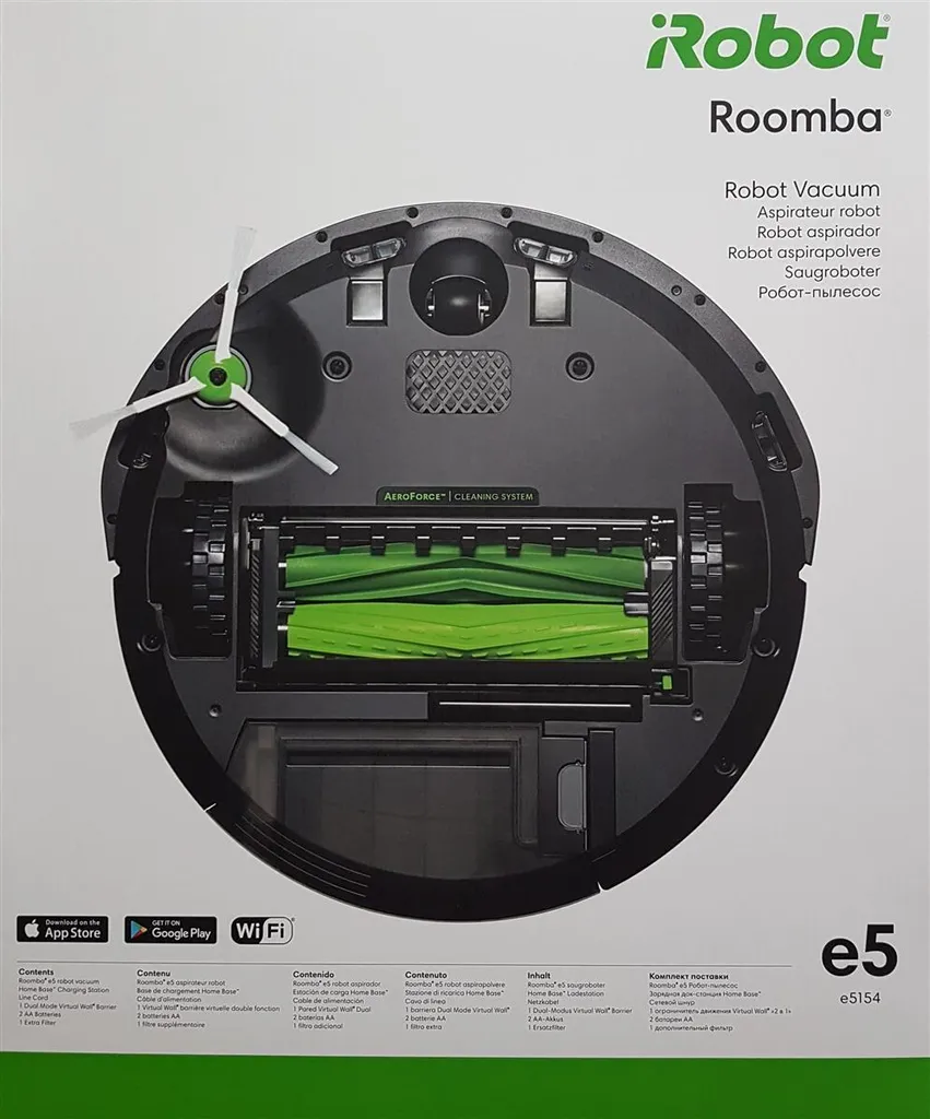 IRobot Roomba E5 (E5154) Staubsauger-Roboter Silber - Für Hartböden, Teppich, Tierhaare 17 IRobot Roomba E5 (E5154) Staubsauger-Roboter Silber - Für Hartböden, Teppich, Tierhaare – Bild 17