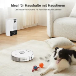 Ultenic T10 Saugroboter Mit Absaugstation, 3000Pa Saugroboter Mit Wischfunktion, Laser Navigation Saugroboter, Mehrstöckige Kartierung Staubsauger Roboter, Roboterstaubsauger Ideal Für Teppiche -Rowenta || Bosch Verkäufe 2109753dad47b112560196fa176841df