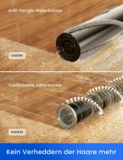 Proscenic P12 Akku Staubsauger Kabellos,33KPa/120AW Saugkraft, Vertect Light, Anti-Tangle-Rollenbürste, 6 In 1 Kabelloser Staubsauger Bis Zu 60 Min. -Rowenta || Bosch Verkäufe 2a9fc415cd2b9ac0990e620ed8f93478