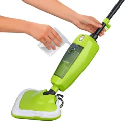 CLEANmaxx Dampfbesen 1000W Grün Bodenpflege Inkl. Messbecher Mikrofasertuch -Rowenta || Bosch Verkäufe 2cb63219cd658b05e53064982508f6a9