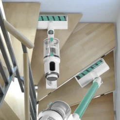 MAXXMEE Akku-Zyklon-Staubsauger Mit Schmutzgraderkennung - Weiß/grün Staubsauger Beutellos Sauger Akku Zyklon Bodenstaubsauger Kabellos Boden 60min -Rowenta || Bosch Verkäufe 30d373d91f48fbe849ba3601bd59d29a