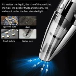 9000Pa Handstaubsauger Staubsauger Kabellos Akku Autosauger Nass/Trocken Funktion 120W Für Haus Und Auto - Silber -Rowenta || Bosch Verkäufe 31862dec94b8ab460070493475d0aef5