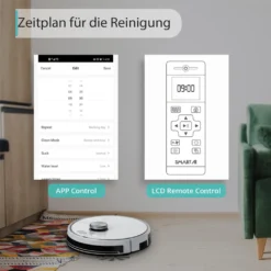 2022 SmartAI S9 Saugroboter Staubsauger Robot Wischroboter Automatisch APP Fernbedienung 4000PA Roboterstaubsauger Vacuum Reinigung Weiß -Rowenta || Bosch Verkäufe 3718c0bf0deadee25129e08d34363117