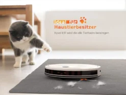 Kyvol E31 Saugroboter Mit Wischfunktion 2200Pa Wischroboter, 150Min. Laufzeit, Smart Navigation, Funktioniert Mit Alexa,ideal Für Tierhaare, Teppiche Und Hartböden, Weiß [+] -Rowenta || Bosch Verkäufe 39e1a57002bb1085e17835d5b779ccb5