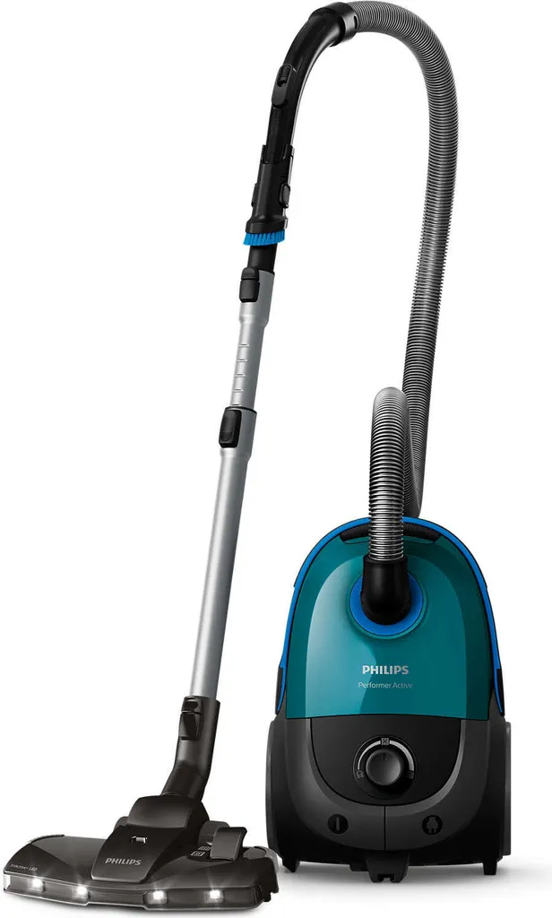 Philips Performer Active Beutel Staubsauger, Allergiefilter, 99.9 % Staubaufnahme, 900 W, Türkis (FC8580/09) 3 Philips Performer Active Beutel Staubsauger, Allergiefilter, 99.9 % Staubaufnahme, 900 W, Türkis (FC8580/09) – Bild 3