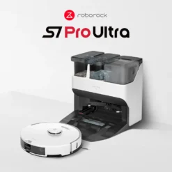 Roborock S7 Pro Ultra Sonic Staubsauger Roboter Mit Empty Wash Fill Dock Absaugstation 5100Pa Selbstwaschend Selbstauffüllend Selbstentleerend LiDAR APP Weiß (Upgrade Von Roborock S7,VS S7 MaxV Ultra/S8 Pro Ultra) -Rowenta || Bosch Verkäufe 3b898635ffb0cdb3c145ac5b1f07fa24