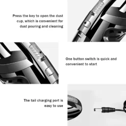9000Pa Handstaubsauger Staubsauger Kabellos Akku Autosauger Nass/Trocken Funktion 120W Für Haus Und Auto - Silber -Rowenta || Bosch Verkäufe 3e540b090c3b65c008d296b49e285127