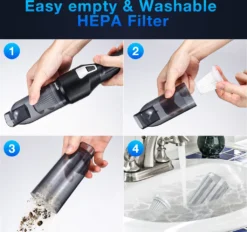 120W Auto Staubsauger Kabellos Mini Home Handstaubsauger Starker Sog Akku -Rowenta || Bosch Verkäufe 42c204c9ea4dad9dc4af60c284dffa47