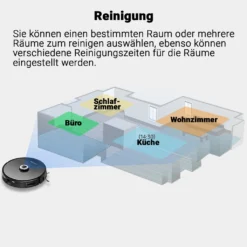 ROBBY PRO | Saug Und Wischroboter | 2700 - 4000PA | Selbstentleerend | Schwarz | Staub Sauger Kehr Cleaner -Rowenta || Bosch Verkäufe 456be5c677a486133230b65d015f3ab7