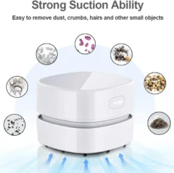 Tischstaubsauger, USB Wiederaufladbar, Mini Staubsauger, Tragbar Kabellos Tischstaubsauger Mit Laufzeit, 360° Drehbar, Mini Handstaubsauger Für Schule, Haushalt, Büro Und Auto -Rowenta || Bosch Verkäufe 45bfb11385c9f0d60d25dfc210a73059