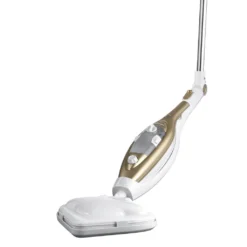 CLEANmaxx Dampfbesen - Mit Knickgelenk - Gold/weiß Dampfreiniger Steam Hygiene Fliesen Küche Bad Reinigung -Rowenta || Bosch Verkäufe 48bab8d1fd83f16a6293b4aa2bc6d812