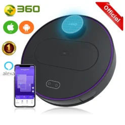 360 S6 Smart Saugroboter Staubsauger Automatisch APP 3200mAh Roboterstaubsauger Vacuum Reinigung Schwarz -Rowenta || Bosch Verkäufe 48f98cb0a3a74f29af28b7992463aa05