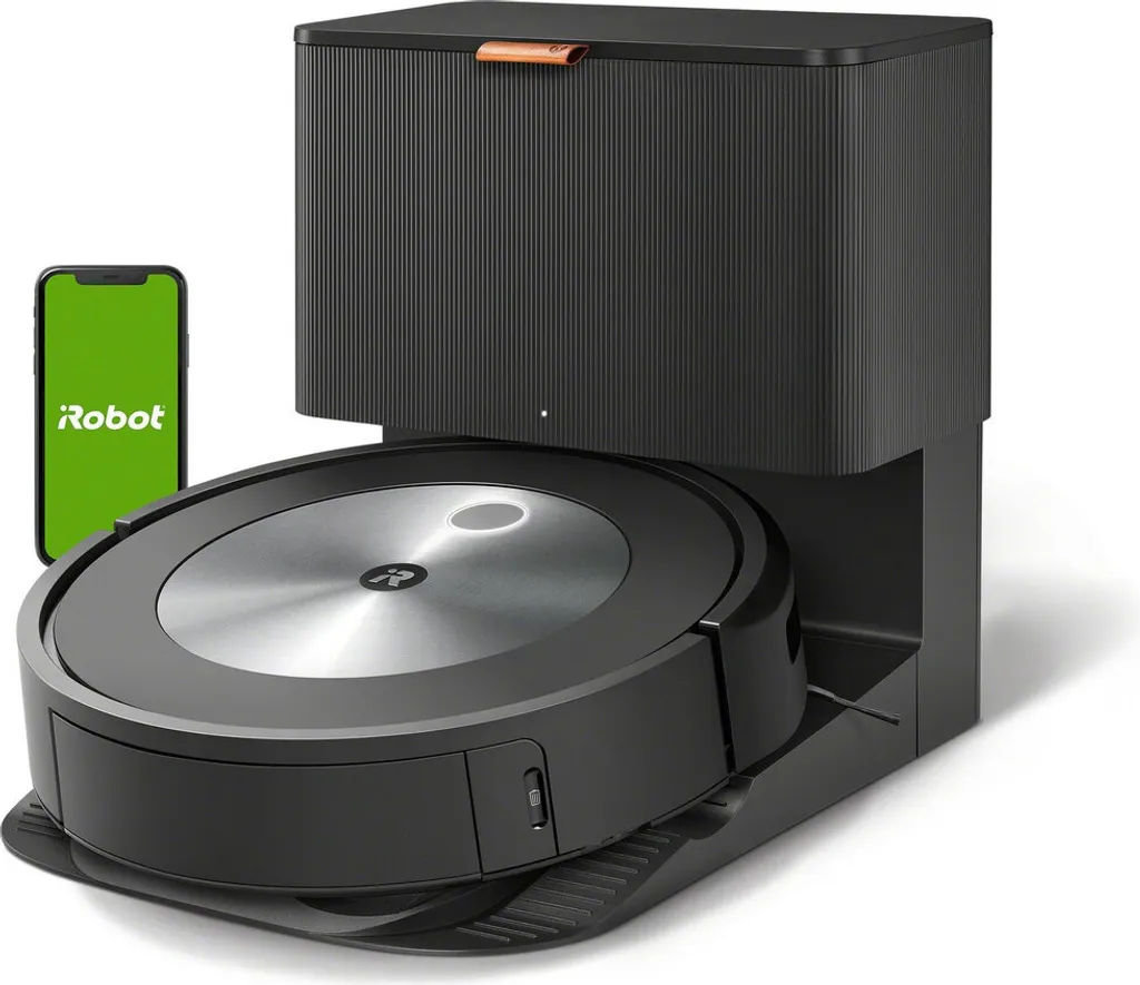 IRobot Roomba J7+ Saugroboter Mit Absaugstation App-Steuerung 3 Reinigungsstufen 1 IRobot Roomba J7+ Saugroboter Mit Absaugstation App-Steuerung 3 Reinigungsstufen