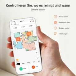Ultenic T10 Saugroboter Mit Absaugstation, 3000Pa Saugroboter Mit Wischfunktion, Laser Navigation Saugroboter, Mehrstöckige Kartierung Staubsauger Roboter, Roboterstaubsauger Ideal Für Teppiche -Rowenta || Bosch Verkäufe 5555221bafa7abbd8603d67fa5db4515