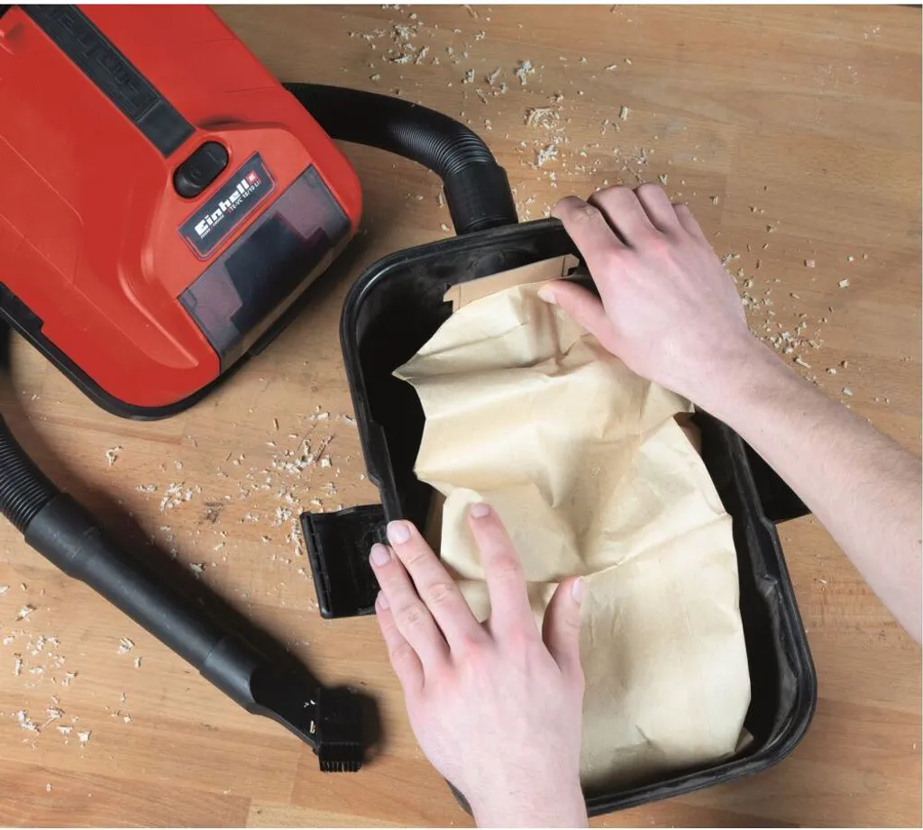 Einhell Nass-Trockensauger-Zubehör Schmutzfangsack 10l (5er Set) 2 Einhell Nass-Trockensauger-Zubehör Schmutzfangsack 10l (5er Set) – Bild 2