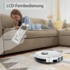 2022 SmartAI S9 Saugroboter Staubsauger Robot Wischroboter Automatisch APP Fernbedienung 4000PA Roboterstaubsauger Vacuum Reinigung Weiß -Rowenta || Bosch Verkäufe 5b28b27ea9804d91b7bd44227ccac060
