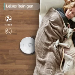 2022 SmartAI S9 Saugroboter Staubsauger Robot Wischroboter Automatisch APP Fernbedienung 4000PA Roboterstaubsauger Vacuum Reinigung Weiß -Rowenta || Bosch Verkäufe 5fb52483d006fa3bd611fe45636bd49f