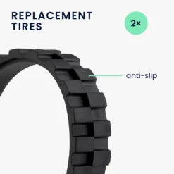 Kwmobile 2x Reifen Mantel Kompatibel Mit IRobot Roomba 500 / 600 / 700 / 800 / 900 / I / E / S Serie - Reifen Räder Für Saugroboter - Ersatzrad Rutschfest -Rowenta || Bosch Verkäufe 60999c4795335c58a7bba86275a3975a