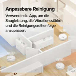 Roborock S7 Staubsauger Sonic Saugroboter Kehrroboter Kindersicherung LiDAR APP EU Weiß -Rowenta || Bosch Verkäufe 60e825f0fc42a26278f359db7b324f36