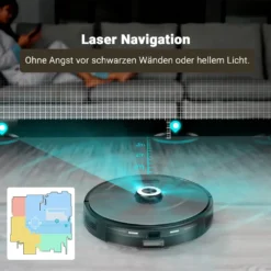 ROBBY PRO | Saug Und Wischroboter | 2700 - 4000PA | Selbstentleerend | Schwarz | Staub Sauger Kehr Cleaner -Rowenta || Bosch Verkäufe 628ea6caab6eb8bba40ac4453d8fb695