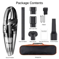 9000Pa Handstaubsauger Staubsauger Kabellos Akku Autosauger Nass/Trocken Funktion 120W Für Haus Und Auto - Silber -Rowenta || Bosch Verkäufe 63d5afcf4f0542223cea3346aa25012a