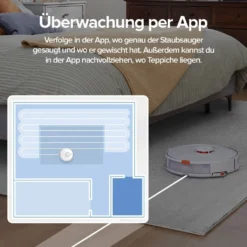 Roborock S7 Staubsauger Sonic Saugroboter Kehrroboter Kindersicherung LiDAR APP EU Weiß -Rowenta || Bosch Verkäufe 63e8eaa0156966467cece097d1dfb125