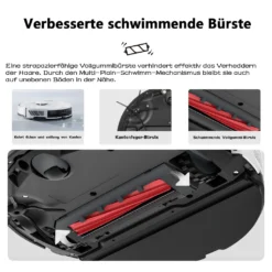 Roborock S7 Pro Ultra Sonic Staubsauger Roboter Mit Empty Wash Fill Dock Absaugstation 5100Pa Selbstwaschend Selbstauffüllend Selbstentleerend LiDAR APP Weiß (Upgrade Von Roborock S7,VS S7 MaxV Ultra/S8 Pro Ultra) -Rowenta || Bosch Verkäufe 65d41927649f6c4cbded1272a0da488c