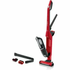 Bosch Serie 4 BBH3ZOO28, Trocken, Beutellos, 0,4 L, 82 DB, Schwarz, Rot