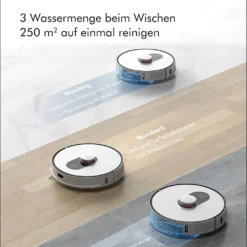 Roidmi EVE Plus Roboter Staubsauger Nass-Trocken-Saugroboter,50 Watt,2700pa Mit Sauberer Basis Und Beutel,Weiß -Rowenta || Bosch Verkäufe 6ca7e607fe2002ad5942a1b8b654177c