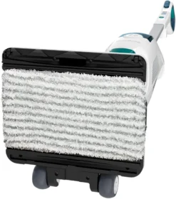 Rowenta Bodendampfreiniger Clean & Steam Revolution RY7757 | 2 In 1 Reingung | Verdampfer Für ätherische Öle | Alle Bodenarten | Anti-Kalk-Kartusche | Weiß/Blau -Rowenta || Bosch Verkäufe 6d9cb5990560da7f3566282d85d3d876