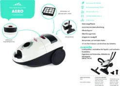 ETA Bodenstaubsauger AERO ETA050090010, ECO Motor, 700 Watt, Mit Beutel, Für Alle Bodenarten Geeignet -Rowenta || Bosch Verkäufe 6dde2f747c0f7821fba0f9a51ced73f5