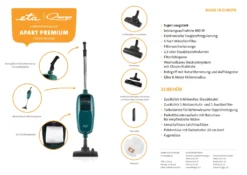 Omega APART PREMIUM, Stielstaubsauger ETA343490040, 800 Watt, Mit Beutel, Turbo- Und Parkettbürste, Umschaltbare Bodendüse, Polster- Und Fugendüse 39 Omega APART PREMIUM, Stielstaubsauger ETA343490040, 800 Watt, Mit Beutel, Turbo- Und Parkettbürste, Umschaltbare Bodendüse, Polster- Und Fugendüse -Rowenta || Bosch Verkäufe 704f9e9621df21ae07e49e1a07ac7ed9