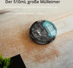 SmartAI G50 WLAN 3-in-1 Saugroboter Mit Wischfunktion Staubsauger Roboter Saug-Wisch-Roboter Wischroboter 2600mAh Alexa Google Home APP -Rowenta || Bosch Verkäufe 75d47054cba08dd9711897fab25f769a
