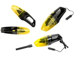 Dunlop KFZ Staubsauger, Nass- Und Trockensauger Mit Fugendüse, Beutellos, Bauweise Kompakt, Kabel-Länge Ca. 270 Cm, 12 V-Stecker/60W