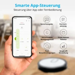 MEDION Saugroboter Mit Absaugstation S40 (2000Pa, Intelligente Navigation, Alexa Roboterstaubsauger Für Hartböden Fliesen Laminat, Teppicherkennung, Tierhaar Optimiert, HEPA14 Filter, Fernbedienung) -Rowenta || Bosch Verkäufe 7b5b8c698c0e1a29d5c6894ee7366f32