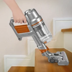 MAXXMEE Akku-Zyklon-Staubsauger Pet Star - Orange/silber Staubsauger Beutellos Akku Zyklon Bodenstaubsauger Kabellos 2in1 Tierhaare -Rowenta || Bosch Verkäufe 7ba59ef47a2c75490af9bca7b0e075d3