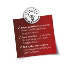 MAXXMEE Akku-Zyklon-Staubsauger Pet Star - Orange/silber Staubsauger Beutellos Akku Zyklon Bodenstaubsauger Kabellos 2in1 Tierhaare -Rowenta || Bosch Verkäufe 7ce0bac6022d99b4a1b950122ca11be1